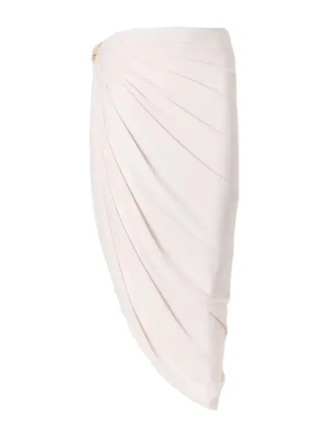 Sportmax Embellished Draped Jersey Midi Skirt