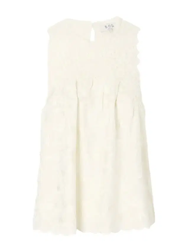 Sea Alina Lace-embroidered Satin Blouse