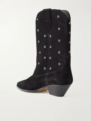 Isabel Marant Duerto Eyelet-embellished Suede Ankle Boots | Thumbnail 3 Isabel Marant Duerto Eyelet-embellished Suede Ankle Boots | Thumbnail 3