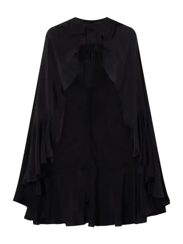 Johanna Ortiz Aromatic Garden Fringed Silk-crepe Cape