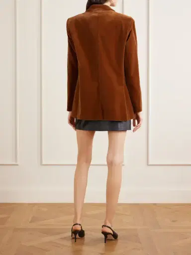 Blazé Milano Everynight Cotton-velvet Blazer | Thumbnail 3