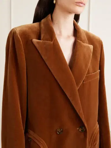 Blazé Milano Everynight Cotton-velvet Blazer | Thumbnail 4