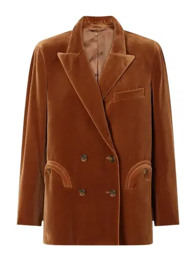 Blazé Milano Everynight Cotton-velvet Blazer | Thumbnail 1