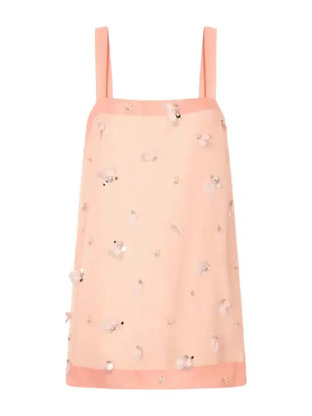 Simkhai Sumi Embellished Organza Mini Dress
