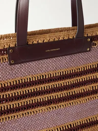 Anya Hindmarch Striped Raffia Tote | Thumbnail 5