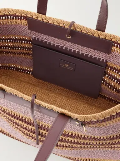 Anya Hindmarch Striped Raffia Tote | Thumbnail 6