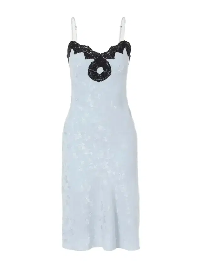MAISON MAYLE Pina Lace-trimmed Silk-crepe De Chine Midi Dress