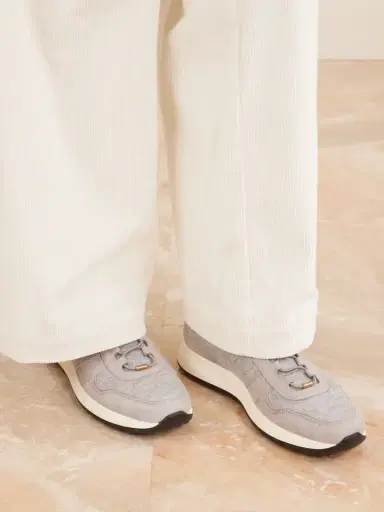 Tod's Suede-trimmed Sneakers | Thumbnail 2