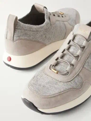 Tod's Suede-trimmed Sneakers | Thumbnail 5