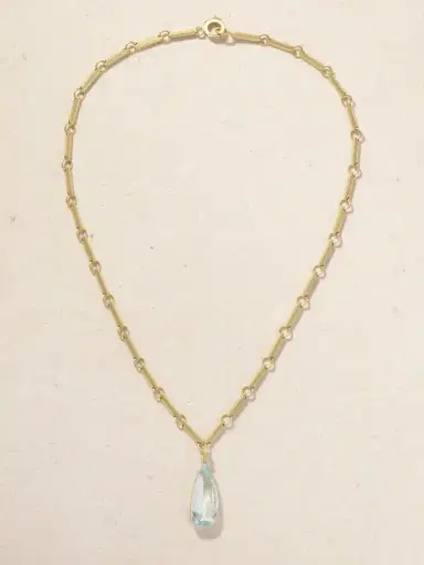 Irene Neuwirth Heroic 18-karat Gold Aquamarine Necklace | Thumbnail 4