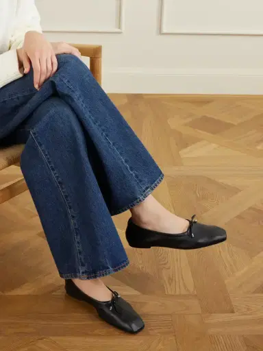 aeyde Nomi Leather Ballet Flats | Thumbnail 2 aeyde Nomi Leather Ballet Flats | Thumbnail 2
