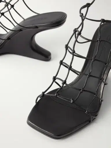 Rick Owens Cantilever 80 Leather Wedge Sandals | Thumbnail 5