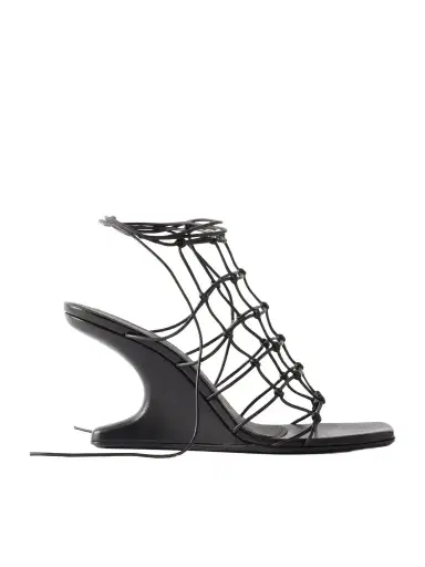 Rick Owens Cantilever 80 Leather Wedge Sandals | Thumbnail 1