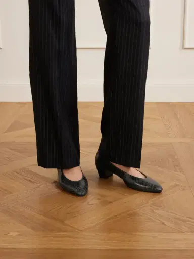 aeyde Helia 35 Snake-effect Leather Pumps | Thumbnail 2