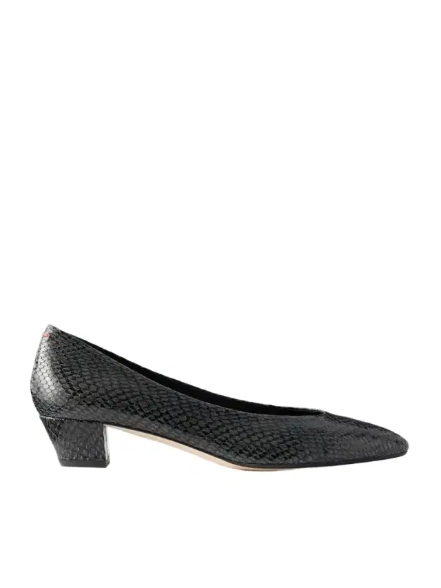 aeyde Helia 35 Snake-effect Leather Pumps