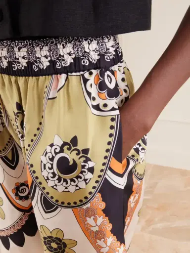 La DoubleJ Palazzo Printed Silk-twill Shorts | Thumbnail 4 La DoubleJ Palazzo Printed Silk-twill Shorts | Thumbnail 4