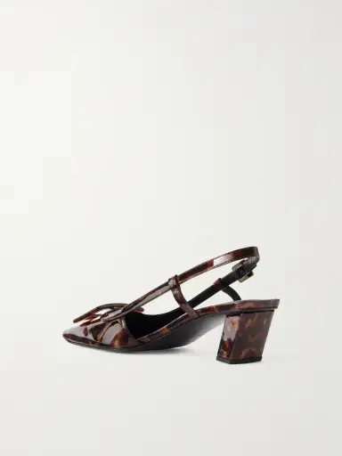 Roger Vivier Belle Vivier 45 Animal-print Patent-leather Slingback Pumps | Thumbnail 3 Roger Vivier Belle Vivier 45 Animal-print Patent-leather Slingback Pumps | Thumbnail 3