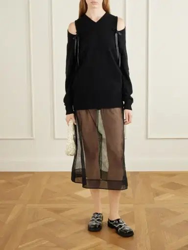Simone Rocha Bow-detailed Cashmere Sweater | Thumbnail 2