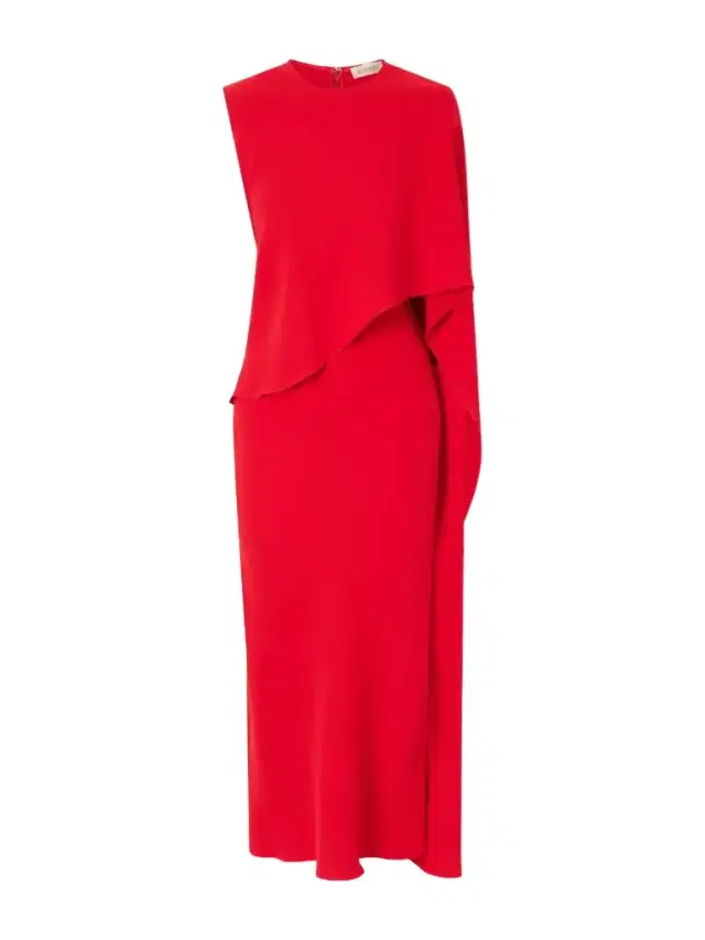 Clementine Draped Silk-crepe Maxi Dress