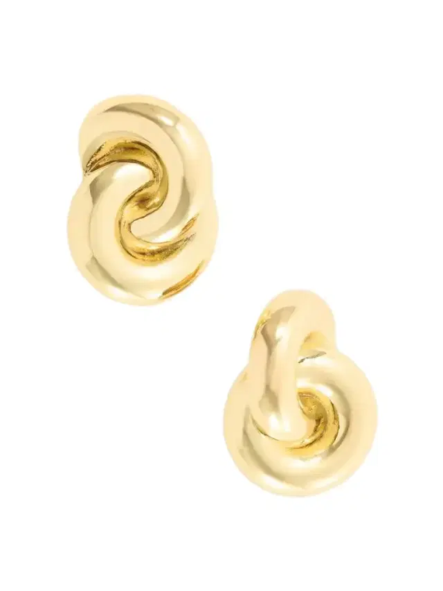 Martha Calvo Amina 14-karat Gold-plated Earrings