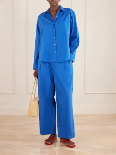 Jamie Haller Lotus Cotton-poplin Wide-leg Pants | Thumbnail 2
