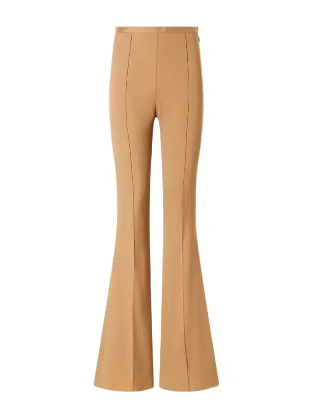 Taller Marmo Mae Crepe-cady High-waisted Flared Pants