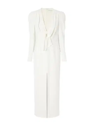 Alessandra Rich Bow-detail Cady Midi Dress | Thumbnail 1