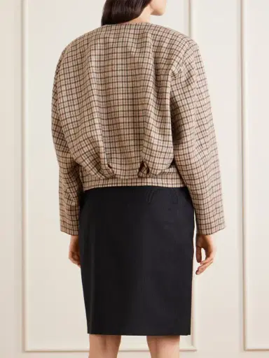 Blazé Milano Altai Checked Wool And Cashmere-blend Jacket | Thumbnail 4 Blazé Milano Altai Checked Wool And Cashmere-blend Jacket | Thumbnail 4