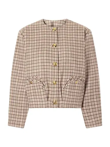 Blazé Milano Altai Checked Wool And Cashmere-blend Jacket | Thumbnail 1 Blazé Milano Altai Checked Wool And Cashmere-blend Jacket | Thumbnail 1