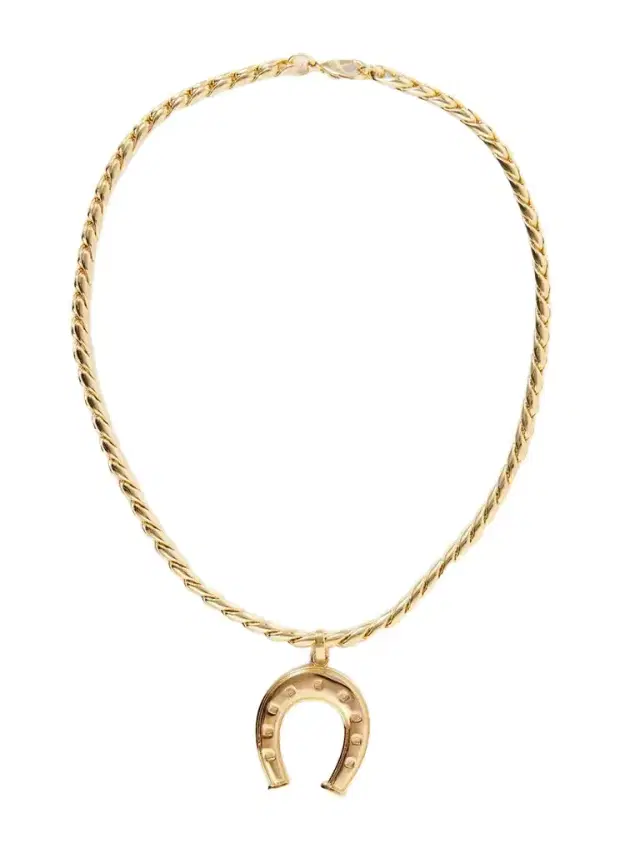 Martha Calvo Wish Me Luck Gold-tone Necklace