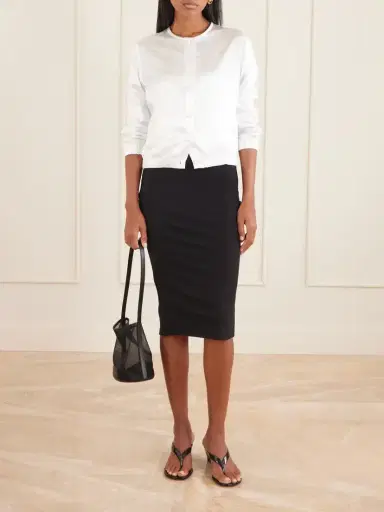The Park Kelly Cropped Silk Jacket | Thumbnail 2 The Park Kelly Cropped Silk Jacket | Thumbnail 2