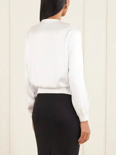 The Park Kelly Cropped Silk Jacket | Thumbnail 4 The Park Kelly Cropped Silk Jacket | Thumbnail 4
