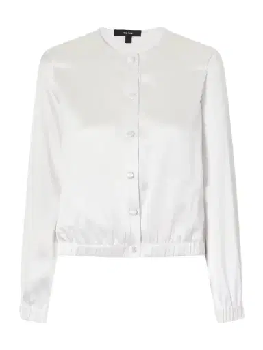 The Park Kelly Cropped Silk Jacket | Thumbnail 1 The Park Kelly Cropped Silk Jacket | Thumbnail 1