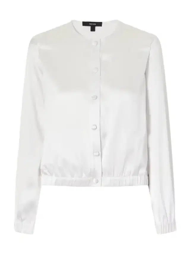 The Park Kelly Cropped Silk Jacket