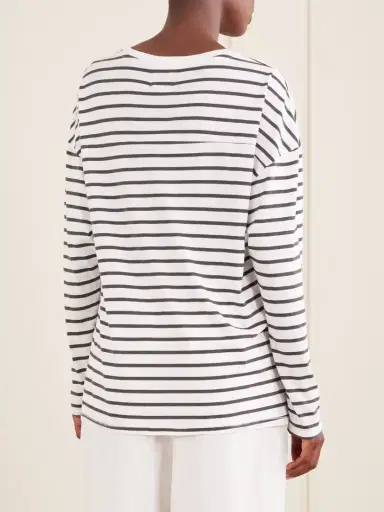 Jamie Haller The High Striped Cotton T-shirt | Thumbnail 3 Jamie Haller The High Striped Cotton T-shirt | Thumbnail 3