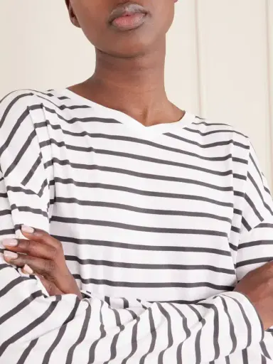 Jamie Haller The High Striped Cotton T-shirt | Thumbnail 4 Jamie Haller The High Striped Cotton T-shirt | Thumbnail 4