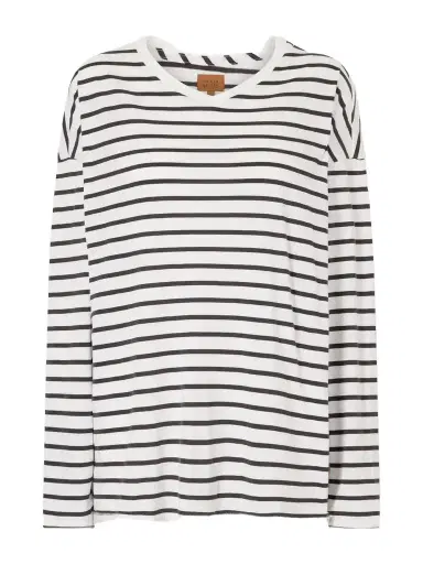 Jamie Haller The High Striped Cotton T-shirt | Thumbnail 1 Jamie Haller The High Striped Cotton T-shirt | Thumbnail 1