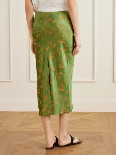 Dries Van Noten Floral-jacquard Cloqué Midi Skirt | Thumbnail 3