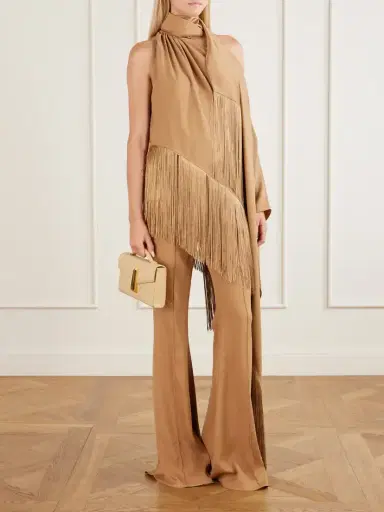 Taller Marmo Atlas Fringed Crepe Blouse | Thumbnail 2 Taller Marmo Atlas Fringed Crepe Blouse | Thumbnail 2
