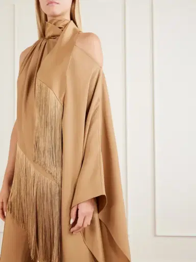 Taller Marmo Atlas Fringed Crepe Blouse | Thumbnail 4 Taller Marmo Atlas Fringed Crepe Blouse | Thumbnail 4