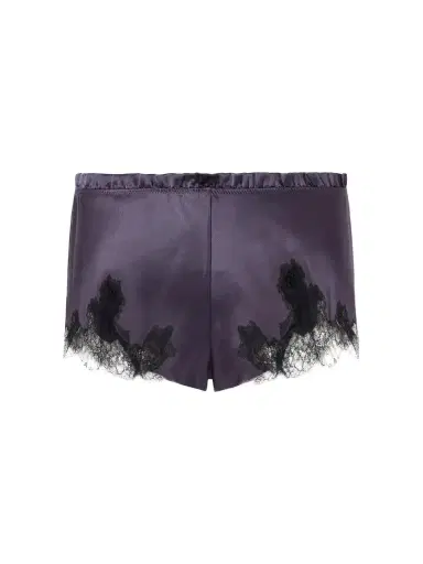 Carine Gilson Lace-trimmed Silk-satin Shorts | Thumbnail 1