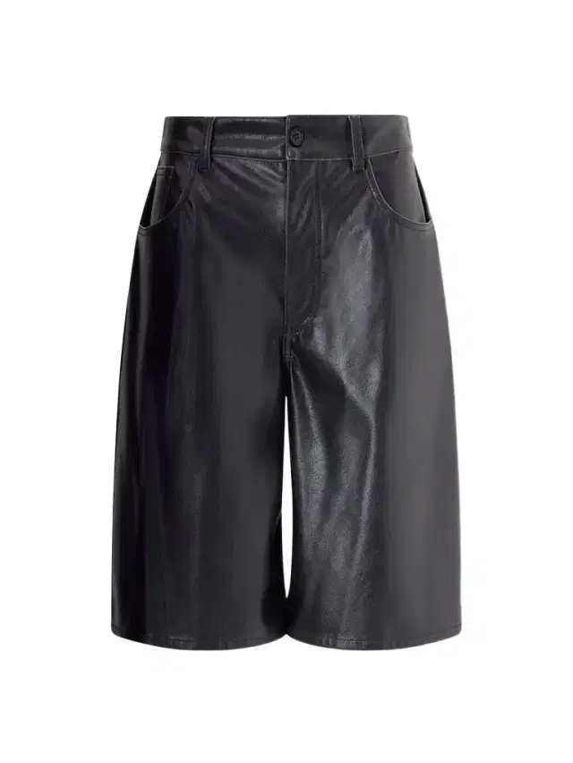 MM6 MAISON MARGIELA Leather-effect Knee-length Shorts