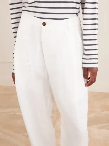 Jamie Haller Tapered Linen-blend Pants | Thumbnail 5 Jamie Haller Tapered Linen-blend Pants | Thumbnail 5