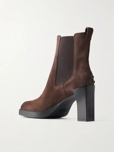 Tod's Tronchetto Elastico 80 Suede Ankle Boots | Thumbnail 3