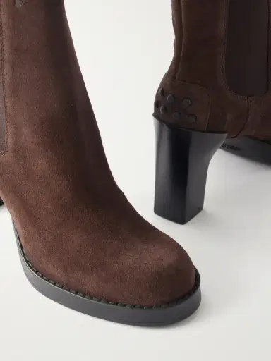 Tod's Tronchetto Elastico 80 Suede Ankle Boots | Thumbnail 5