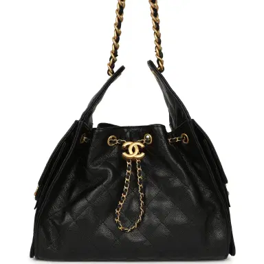 Chanel Chanel Small 25 Hobo Bag Black Caviar Antique Gold Hardware | Thumbnail 1 Chanel Chanel Small 25 Hobo Bag Black Caviar Antique Gold Hardware | Thumbnail 1