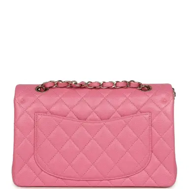 Chanel Chanel Small Classic Double Flap Bag Pink Caviar Light Gold Hardware | Thumbnail 4 Chanel Chanel Small Classic Double Flap Bag Pink Caviar Light Gold Hardware | Thumbnail 4