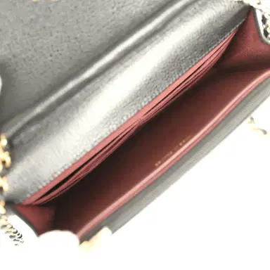 Chanel Chanel Wallet On Chain WOC Black Caviar Gold Hardware | Thumbnail 11