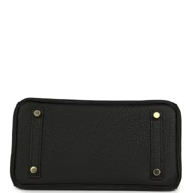 HERMÈS Hermes Birkin 25 Black Togo Brushed Gold Hardware | Thumbnail 6 HERMÈS Hermes Birkin 25 Black Togo Brushed Gold Hardware | Thumbnail 6