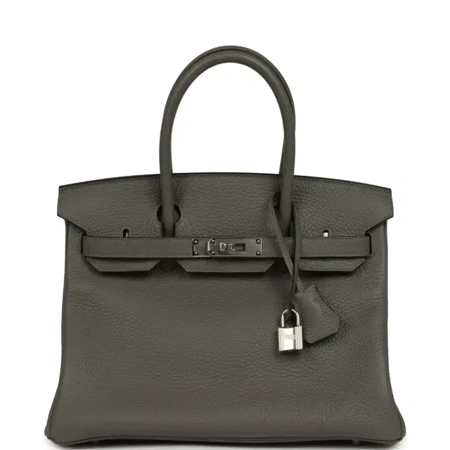 HERMÈS Hermes Birkin 30 Gris Meyer Clemence Palladium Hardware